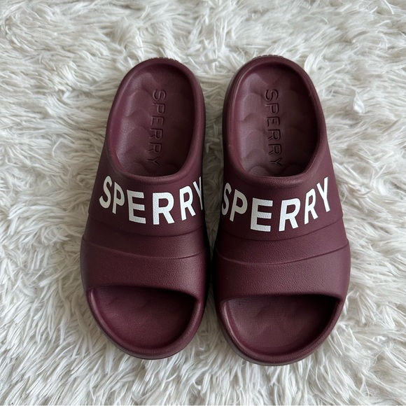 Sperry Other - Sperry Mens Windward Float Slide Maroon New In Box Size 4
